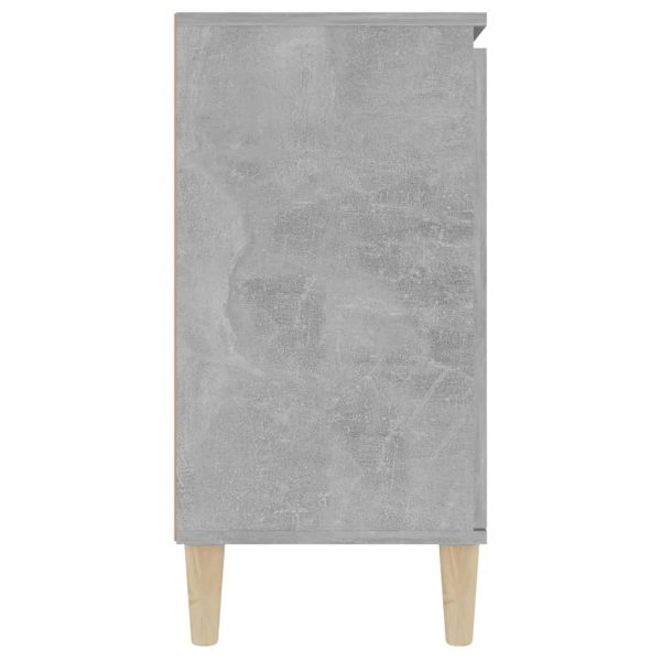 Komoda siva boja betona 101x35x70 cm od konstruiranog drva - Slika 6