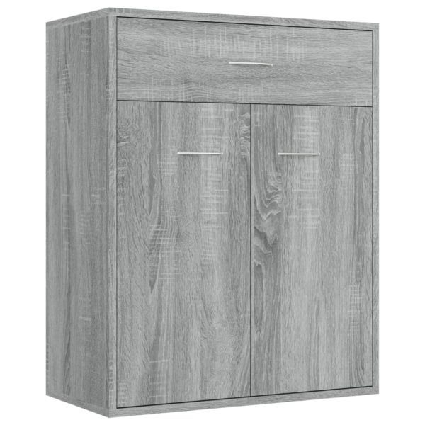 Komoda boja hrasta sonome 60 x 30 x 75 cm od konstruiranog drva - Slika 2