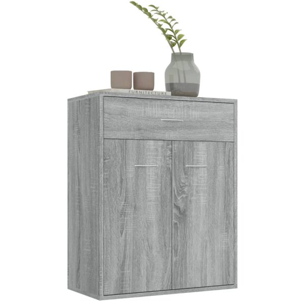 Komoda boja hrasta sonome 60 x 30 x 75 cm od konstruiranog drva - Slika 4