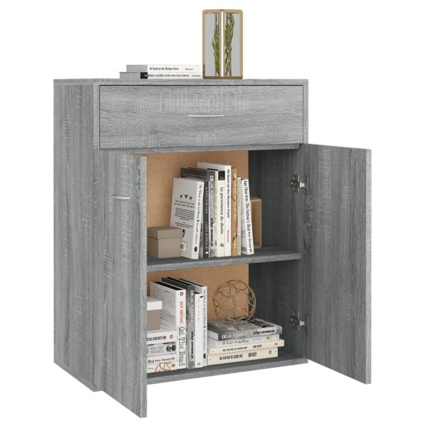 Komoda boja hrasta sonome 60 x 30 x 75 cm od konstruiranog drva - Slika 5