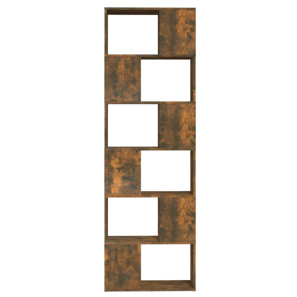 Ormarić za knjige / pregrada boja dimljenog hrasta 60x24x186 cm - Slika 5