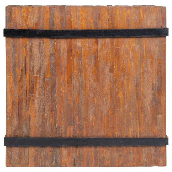 Bočni stolić od tikovine 60 x 60 x 38 cm - Slika 4