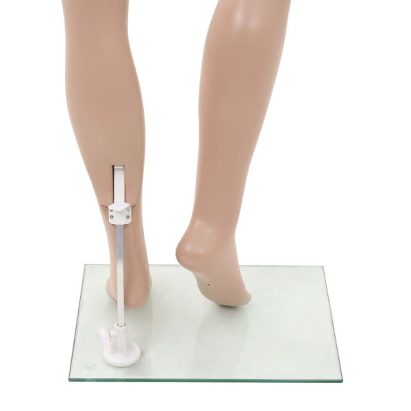 Seksi ženska lutka za izlog sa staklenim postoljem bež 180 cm - Slika 6