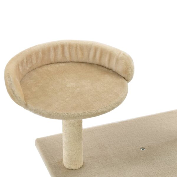 Penjalica za mačke sa stupovima za grebanje od sisala 95 cm bež - Slika 5