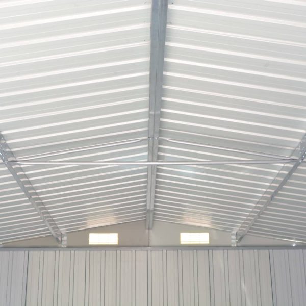 Vrtno spremište 257 x 298 x 178 cm metalno smeđe - Slika 6
