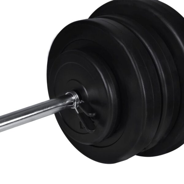 Klupa za dizanje utega sa stalkom i setom utega 60,5 kg - Slika 8