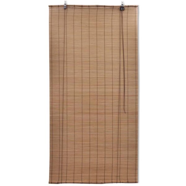 Smeđe rolete od bambusa 80 x 160 cm - Slika 2