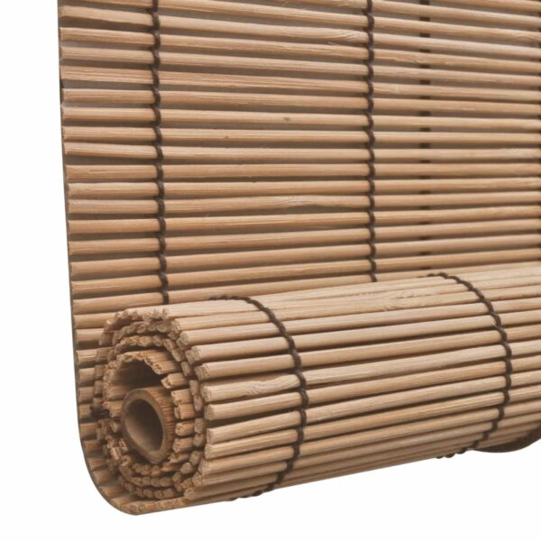 Smeđe rolete od bambusa 80 x 160 cm - Slika 4