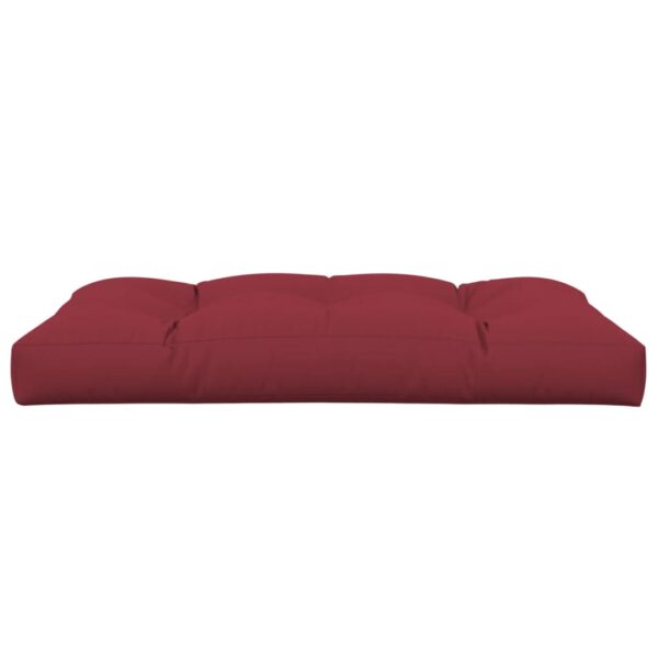 Jastuk za palete boja vina 120 x 80 x 12 cm od tkanine - Slika 5