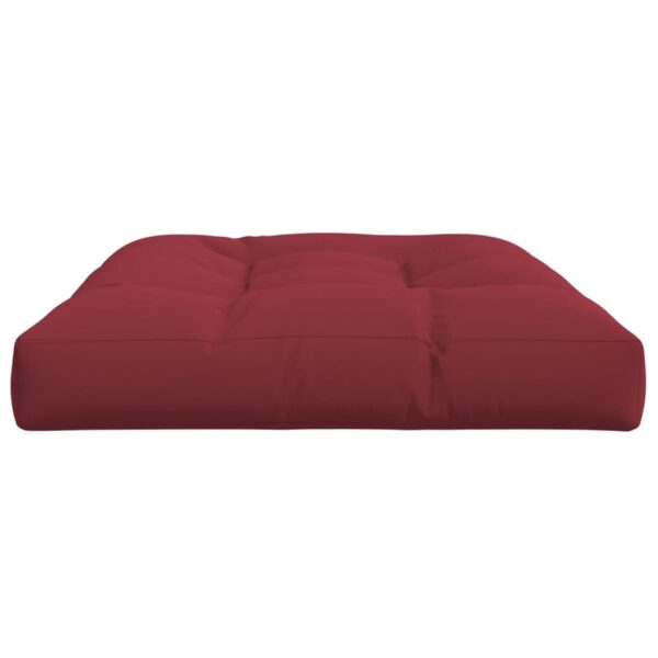 Jastuk za palete boja vina 120 x 80 x 12 cm od tkanine - Slika 6