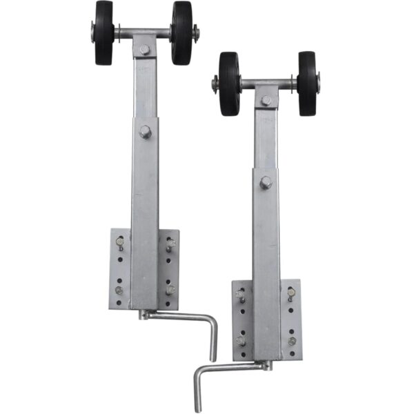 2-dijelni set držača za prikolicu za brod s duplim kotačima 59 - 84 cm - Slika 3