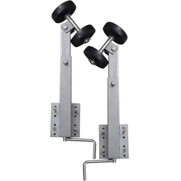 2-dijelni set držača za prikolicu za brod s duplim kotačima 59 - 84 cm - Slika 4