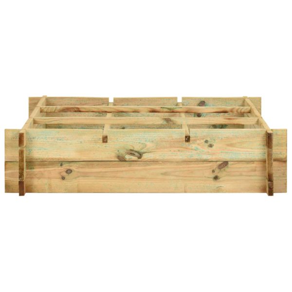 Posuda za sadnju 90 x 90 x 20 cm od impregniranog drva - Slika 2