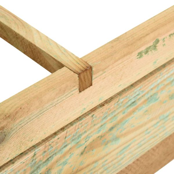 Posuda za sadnju 90 x 90 x 20 cm od impregniranog drva - Slika 4