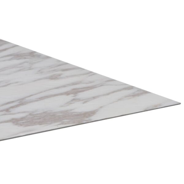 Samoljepljive podne obloge PVC 5,11 m² bijele mramorne - Slika 4