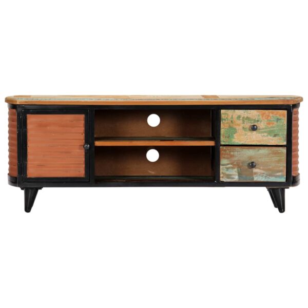 TV ormarić 120 x 30 x 45 cm od masivnog obnovljenog drva - Slika 2