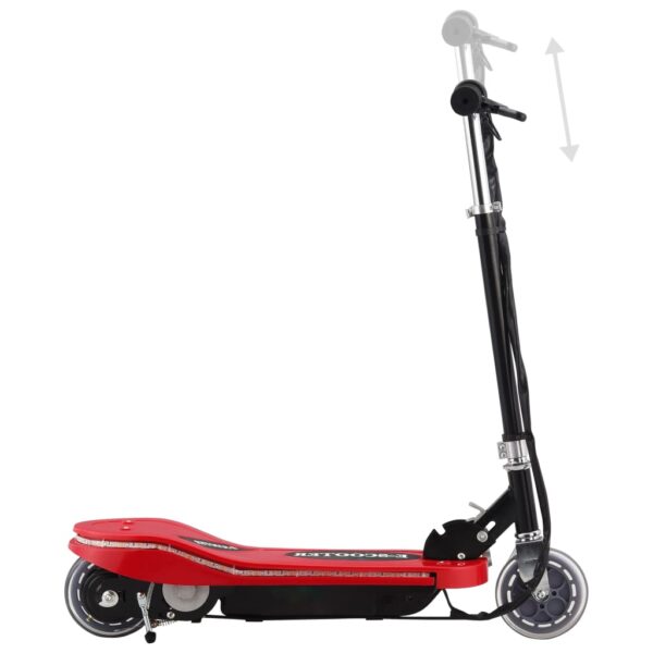 Električni romobil s LED svjetlima 120 W crveni - Slika 3