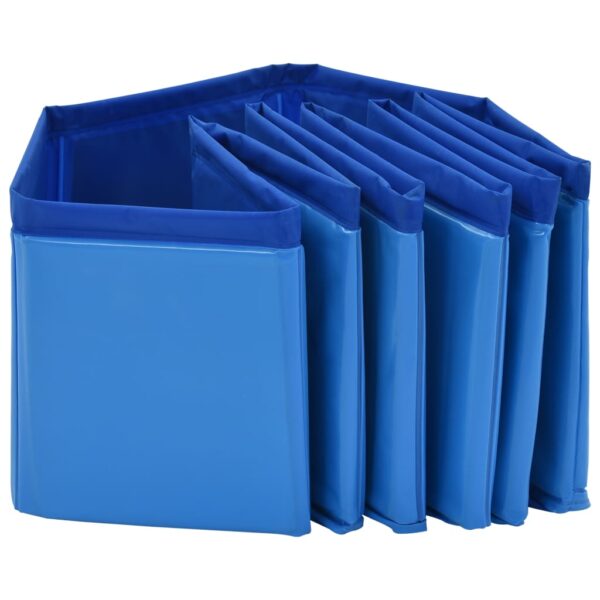 Sklopivi bazen za pse plavi 80 x 20 cm PVC - Slika 5