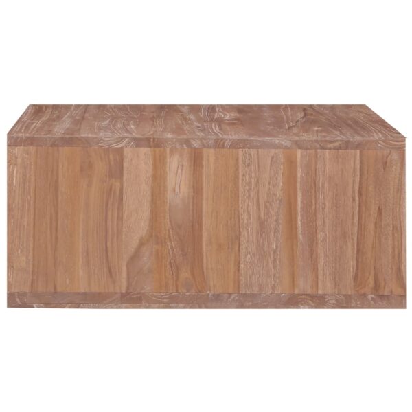 Stolić za kavu 70 x 70 x 30 cm od masivne tikovine - Slika 4