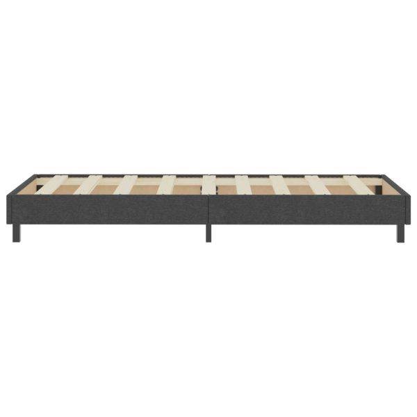 Box spring okvir za krevet od tkanine sivi 80 x 200 cm - Slika 3