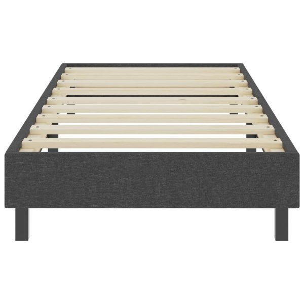 Box spring okvir za krevet od tkanine sivi 80 x 200 cm - Slika 5