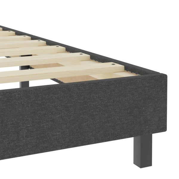 Box spring okvir za krevet od tkanine sivi 80 x 200 cm - Slika 6