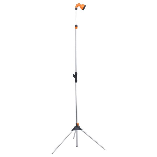 Vrtni tuš s tronošcem 221 cm aluminijski - Slika 4