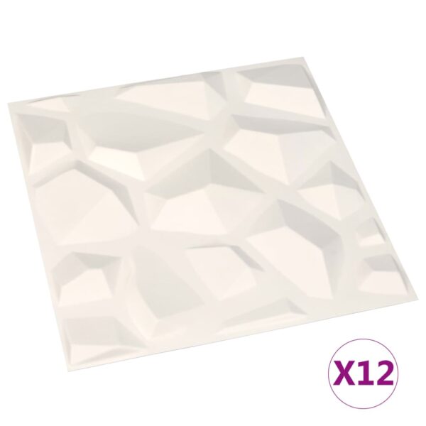 Zidni paneli 3D 12 kom 0,5 x 0,5 m 3 m² - Slika 2