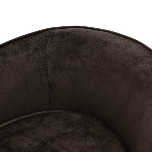 Sofa za pse smeđa 69 x 49 x 40 cm plišana - Slika 7