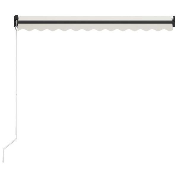 Tenda na ručno uvlačenje 300 x 250 cm krem - Slika 4
