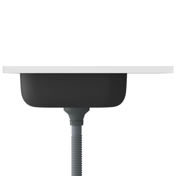Kuhinjski sudoper s cjedilom srebrni 500 x 600 x 155 mm čelični - Slika 6