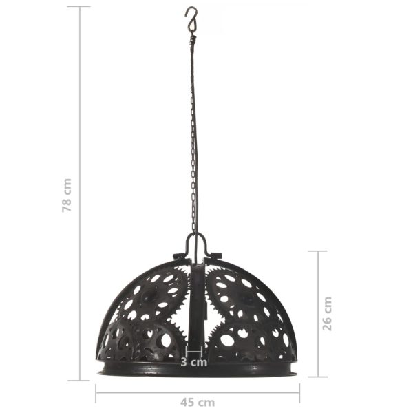 Industrijska stropna svjetiljka s dizajnom lančanika 45 cm E27 - Slika 7