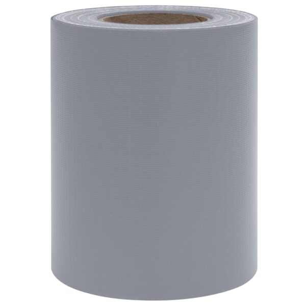 Vrtni zaslon za privatnost PVC 35 x 0,19 m mat svjetlosivi - Slika 4