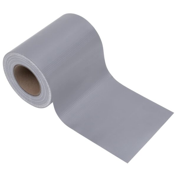 Vrtni zaslon za privatnost PVC 35 x 0,19 m mat svjetlosivi - Slika 5