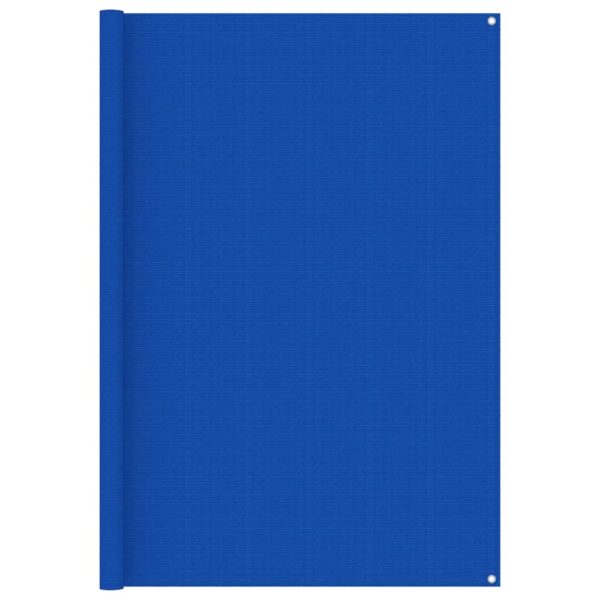Tepih za šator 200 x 400 cm plavi HDPE