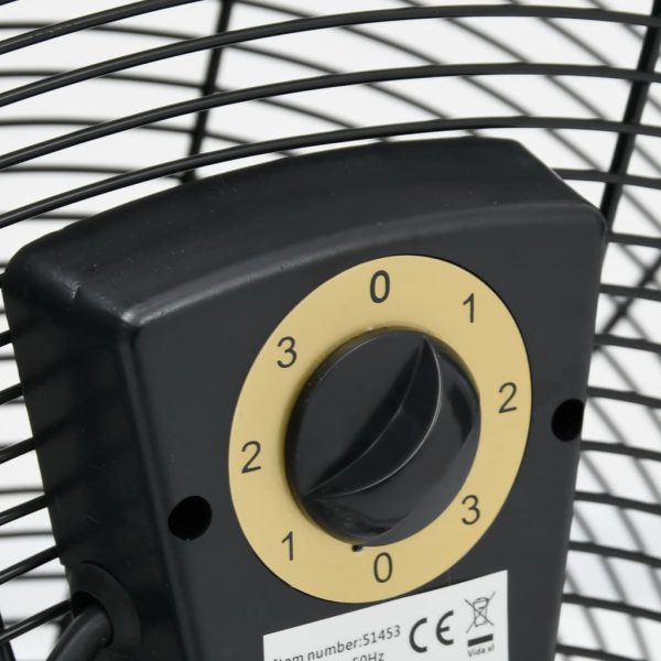 Industrijski ventilator s bubnjem 60 cm 180 W crni - Slika 6