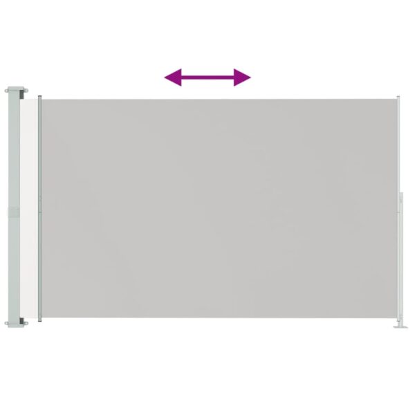 Uvlačiva bočna tenda za terasu 180 x 300 cm krem - Slika 3