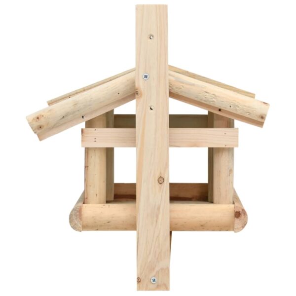 Hranilica za ptice od masivnog drva 35 x 29,5 x 21 cm - Slika 4