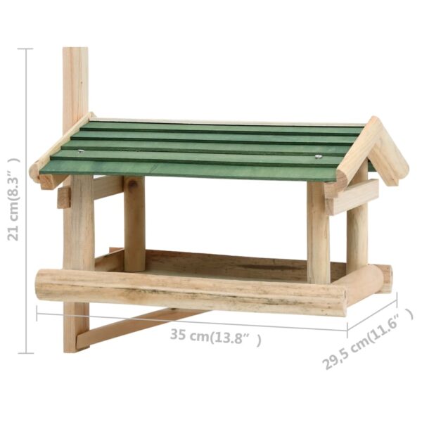 Hranilica za ptice od masivnog drva 35 x 29,5 x 21 cm - Slika 7