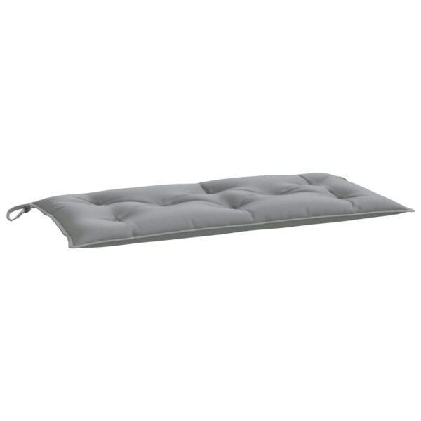 Jastuk za vrtnu klupu sivi 100 x 50 x 7 cm od tkanine Oxford - Slika 2