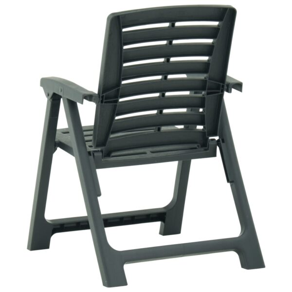3-dijelni sklopivi bistro set plastični zeleni - Slika 7
