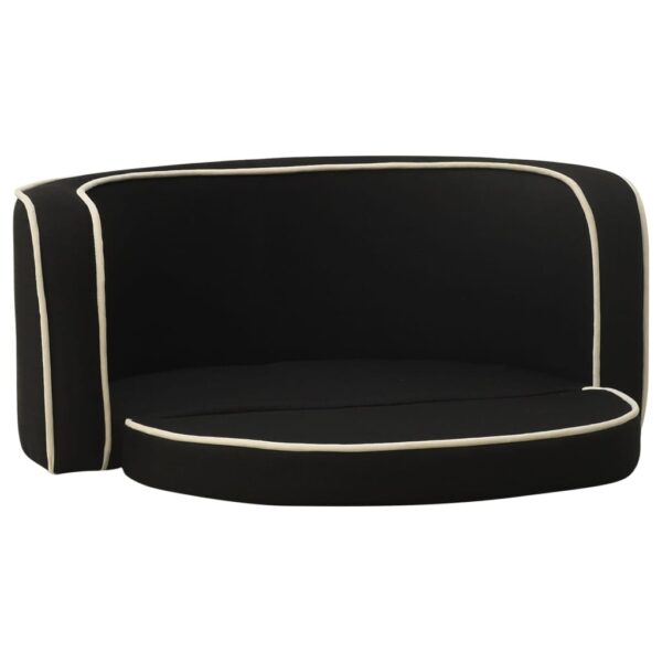 Sklopiva sofa za pse crna 76 x 71 x 30 cm platno perivi jastuk - Slika 2