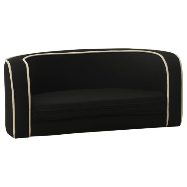Sklopiva sofa za pse crna 76 x 71 x 30 cm platno perivi jastuk - Slika 4