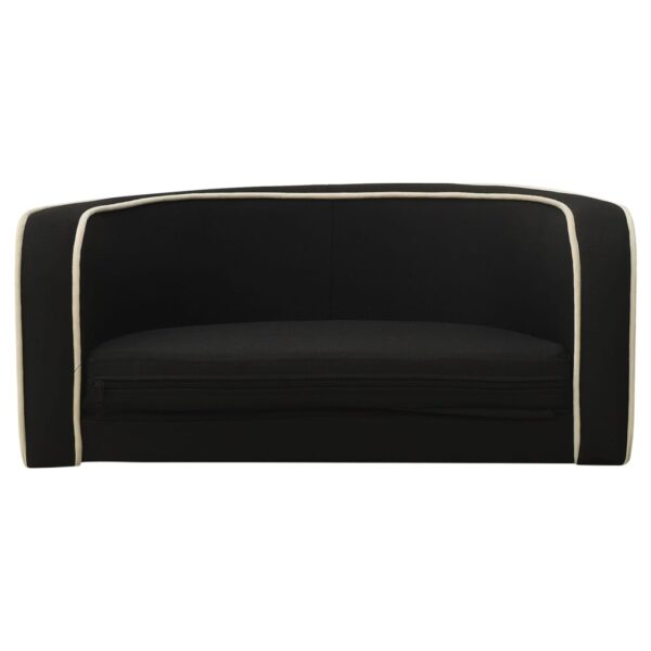 Sklopiva sofa za pse crna 76 x 71 x 30 cm platno perivi jastuk - Slika 5