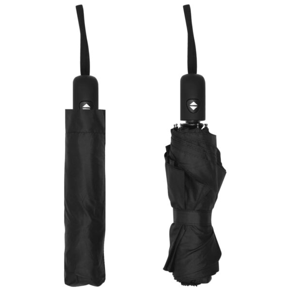 Automatski sklopivi kišobran crni 95 cm - Slika 3