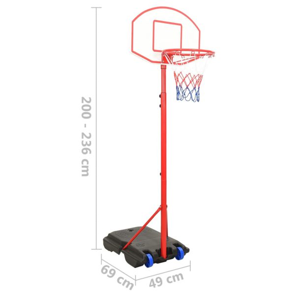 Prijenosni košarkaški set podesivi 200 - 236 cm - Slika 8