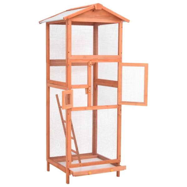 Kavez za ptice 68 x 62 x 166 cm od masivne jelovine - Slika 2