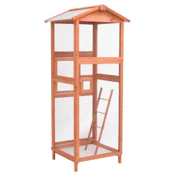 Kavez za ptice 68 x 62 x 166 cm od masivne jelovine - Slika 3