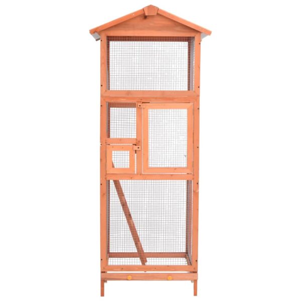 Kavez za ptice 68 x 62 x 166 cm od masivne jelovine - Slika 5