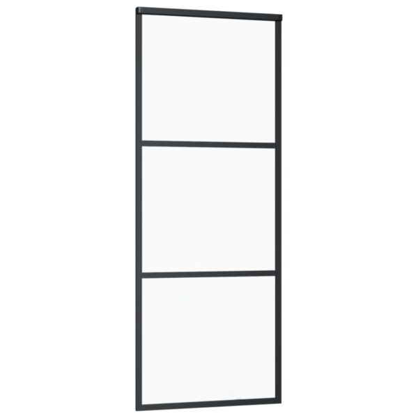 Klizna vrata s priborom ESG staklo i aluminij 76 x 205 cm - Slika 3